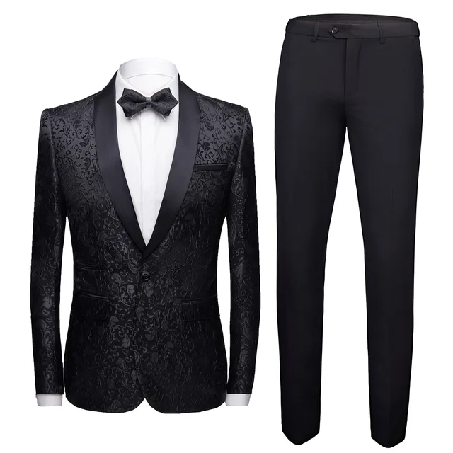 Men's 3-Piece Slim Fit Blazer Suit | Jacket, Pants & Vest