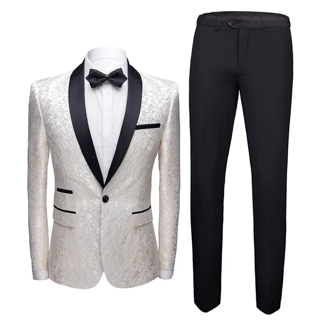 Men's 3-Piece Slim Fit Blazer Suit | Jacket, Pants & Vest